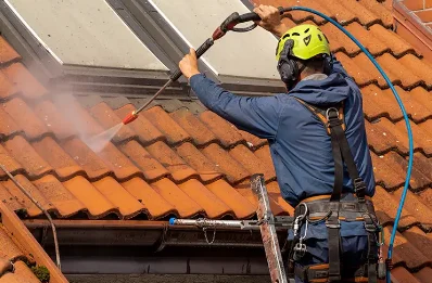 Démoussage et hydrofuge de toiture à Rosbruck